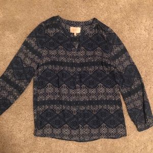 Skies are Blue patterned button down